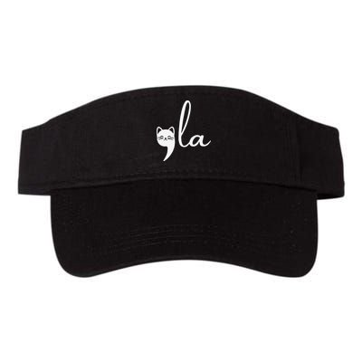 Retro Cat Comma La Kamala Harris For President 2024 Election Visor