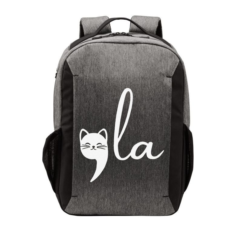 Retro Cat Comma La Kamala Harris For President 2024 Election Vector Backpack