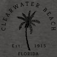 Retro Cool Clearwater Beach Original Florida Beaches Vector Backpack