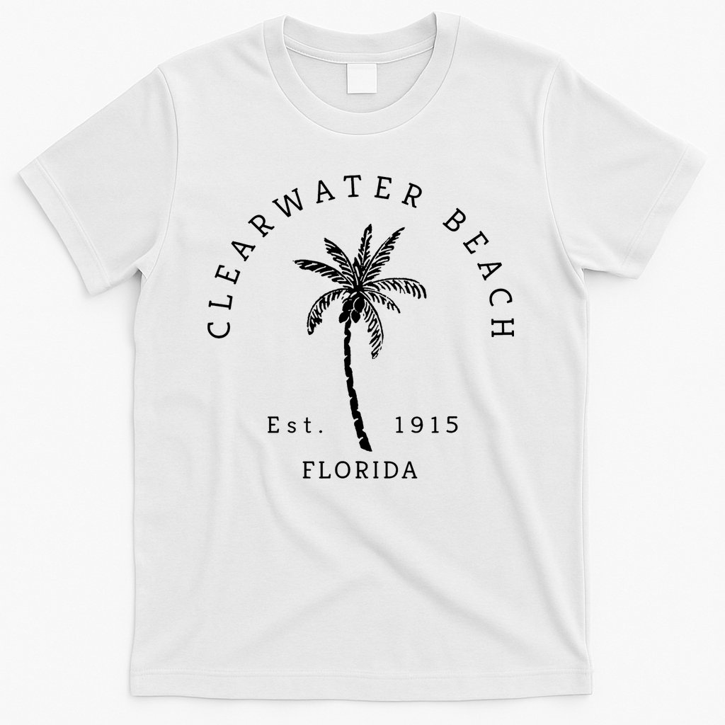 Retro Cool Clearwater Beach Original Florida Beaches T-Shirt