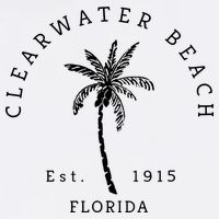 Retro Cool Clearwater Beach Original Florida Beaches Toddler T-Shirt