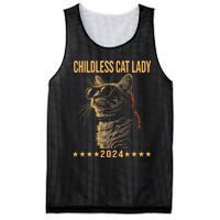 Retro Childless Cat Lady 2024 Ladies Voting Election Mesh Reversible Basketball Jersey Tank