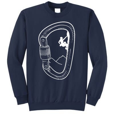 Rock Climbing Carabiner Mountain Tee Climber Gift Sweatshirt