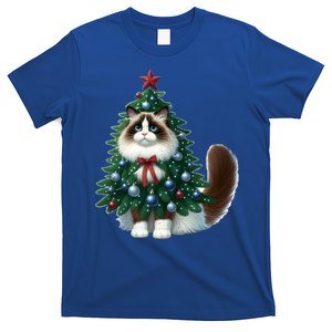 Ragdoll Cat Christmas Tree Costume Gift T-Shirt