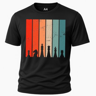 Retro Chess Chessboard Chess Character Chess Pieces Performance Shirt