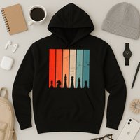 Retro Chess Chessboard Chess Character Chess Pieces Hoodie