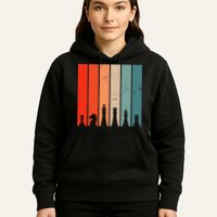 Retro Chess Chessboard Chess Character Chess Pieces Hoodie