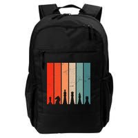 Retro Chess Chessboard Chess Character Chess Pieces Backpack