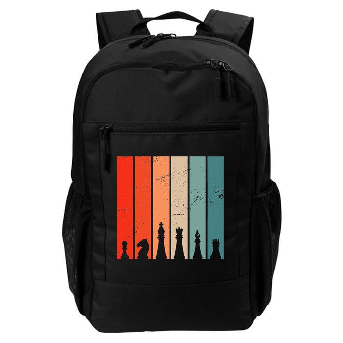 Retro Chess Chessboard Chess Character Chess Pieces Backpack