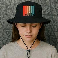 Retro Chess Chessboard Chess Character Chess Pieces Bucket Hat