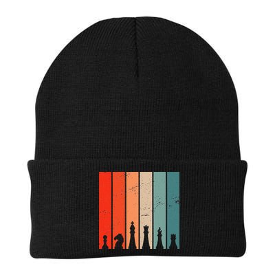 Retro Chess Chessboard Chess Character Chess Pieces Beanie