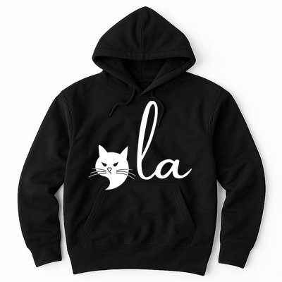 Retro Cat Comma La Kamala Harris For President 2024 Election Hoodie