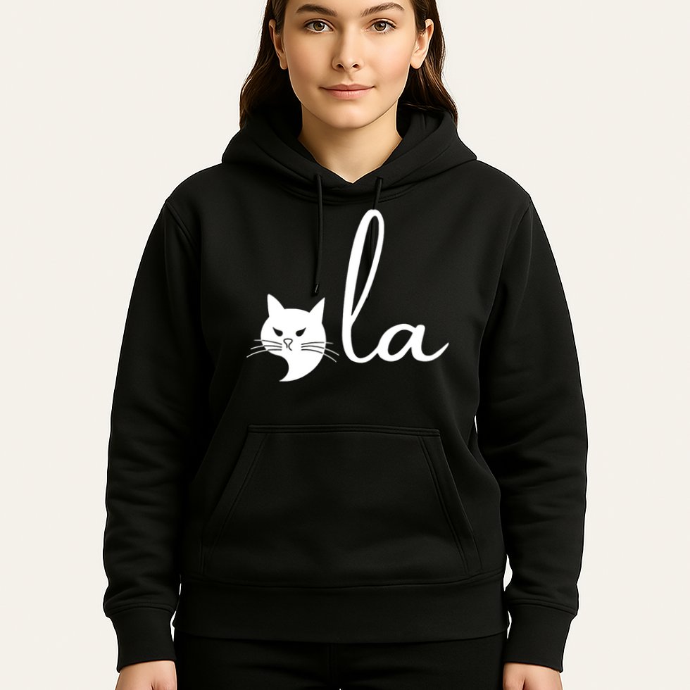Retro Cat Comma La Kamala Harris For President 2024 Election Hoodie