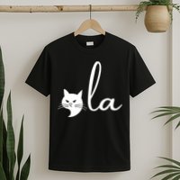 Retro Cat Comma La Kamala Harris For President 2024 Election T-Shirt
