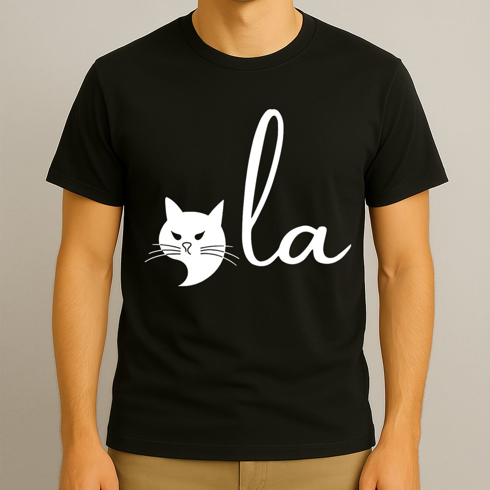 Retro Cat Comma La Kamala Harris For President 2024 Election T-Shirt