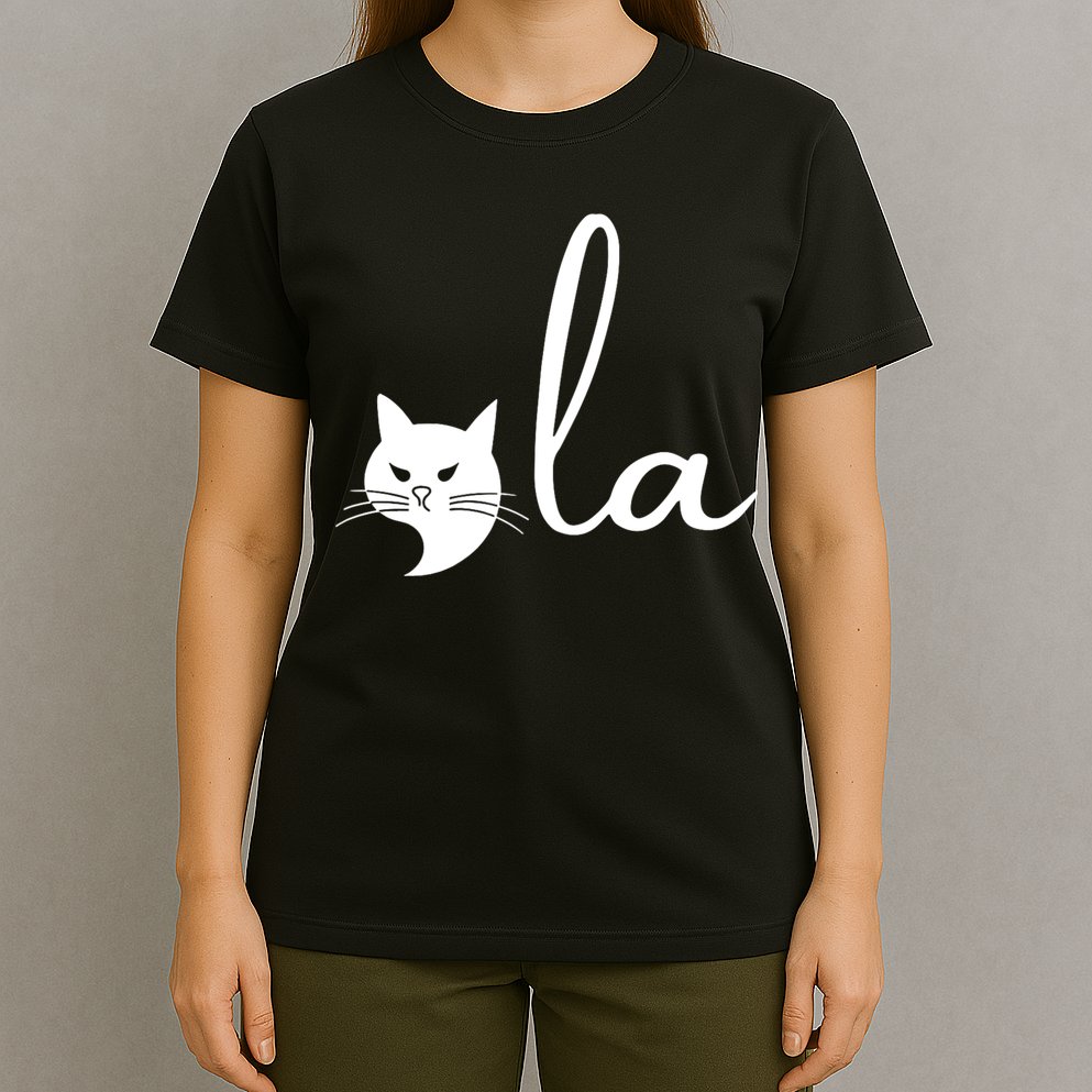 Retro Cat Comma La Kamala Harris For President 2024 Election T-Shirt