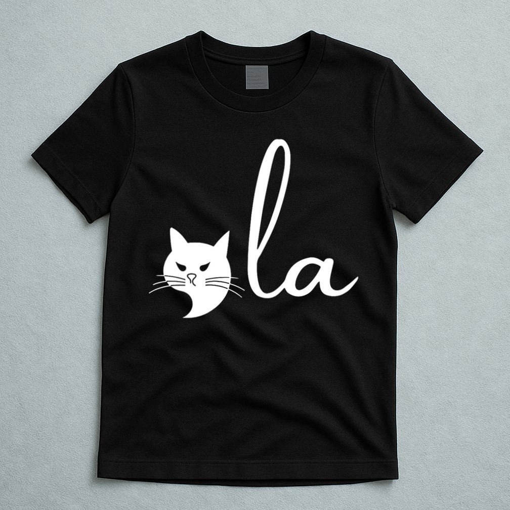 Retro Cat Comma La Kamala Harris For President 2024 Election T-Shirt