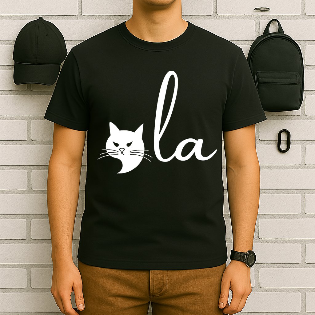 Retro Cat Comma La Kamala Harris For President 2024 Election T-Shirt