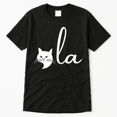 Retro Cat Comma La Kamala Harris For President 2024 Election Tall T-Shirt