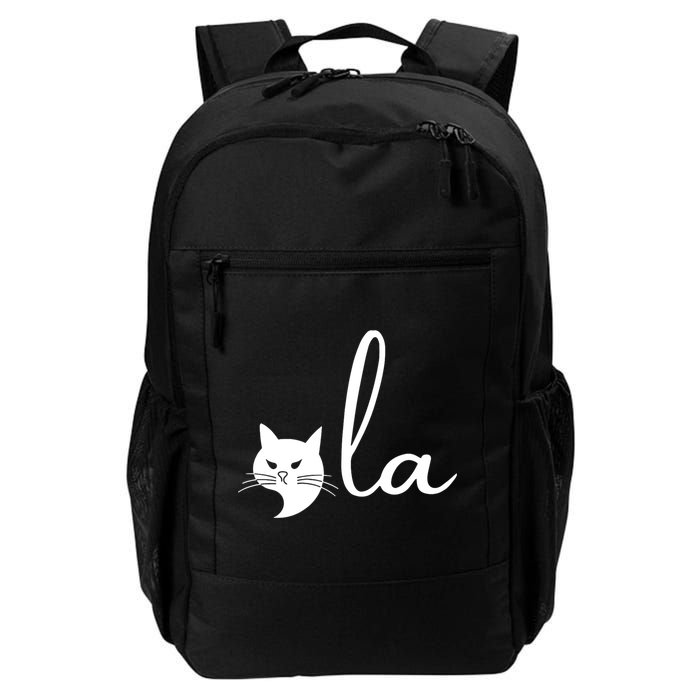 Retro Cat Comma La Kamala Harris For President 2024 Election Backpack