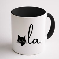 Retro Cat Comma La Kamala Harris For President 2024 Election Mug