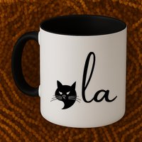 Retro Cat Comma La Kamala Harris For President 2024 Election Mug