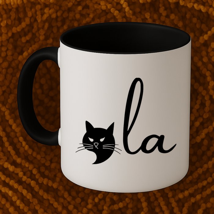 Retro Cat Comma La Kamala Harris For President 2024 Election Mug