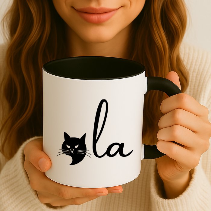 Retro Cat Comma La Kamala Harris For President 2024 Election Mug