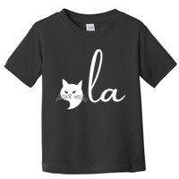 Retro Cat Comma La Kamala Harris For President 2024 Election Toddler T-Shirt
