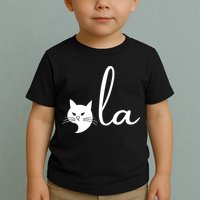 Retro Cat Comma La Kamala Harris For President 2024 Election Toddler T-Shirt