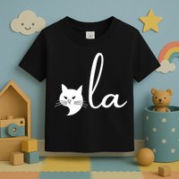 Retro Cat Comma La Kamala Harris For President 2024 Election Toddler T-Shirt