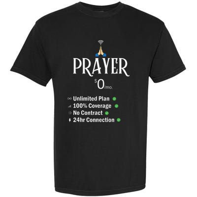 retro Christian Catholic Prayer About Jesus Garment-Dyed Heavyweight T-Shirt