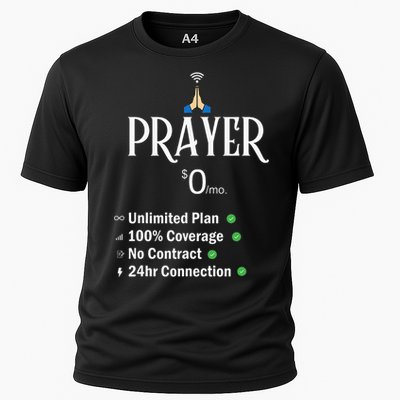 retro Christian Catholic Prayer About Jesus Cooling Performance Crew T-Shirt