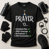 retro Christian Catholic Prayer About Jesus Cooling Performance Crew T-Shirt