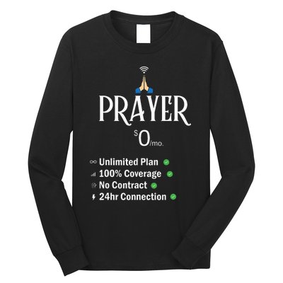 retro Christian Catholic Prayer About Jesus Long Sleeve Shirt