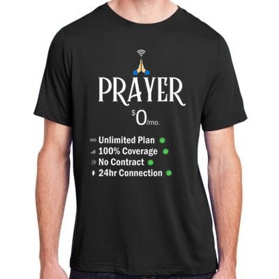 retro Christian Catholic Prayer About Jesus Adult ChromaSoft Performance T-Shirt