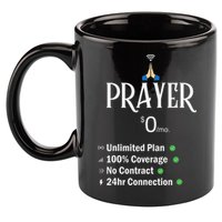 retro Christian Catholic Prayer About Jesus 11oz C Handle Ceramic Mug