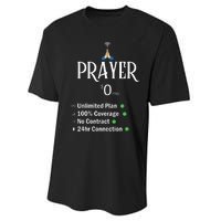 retro Christian Catholic Prayer About Jesus Performance Sprint T-Shirt