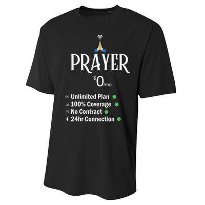 retro Christian Catholic Prayer About Jesus Performance Sprint T-Shirt