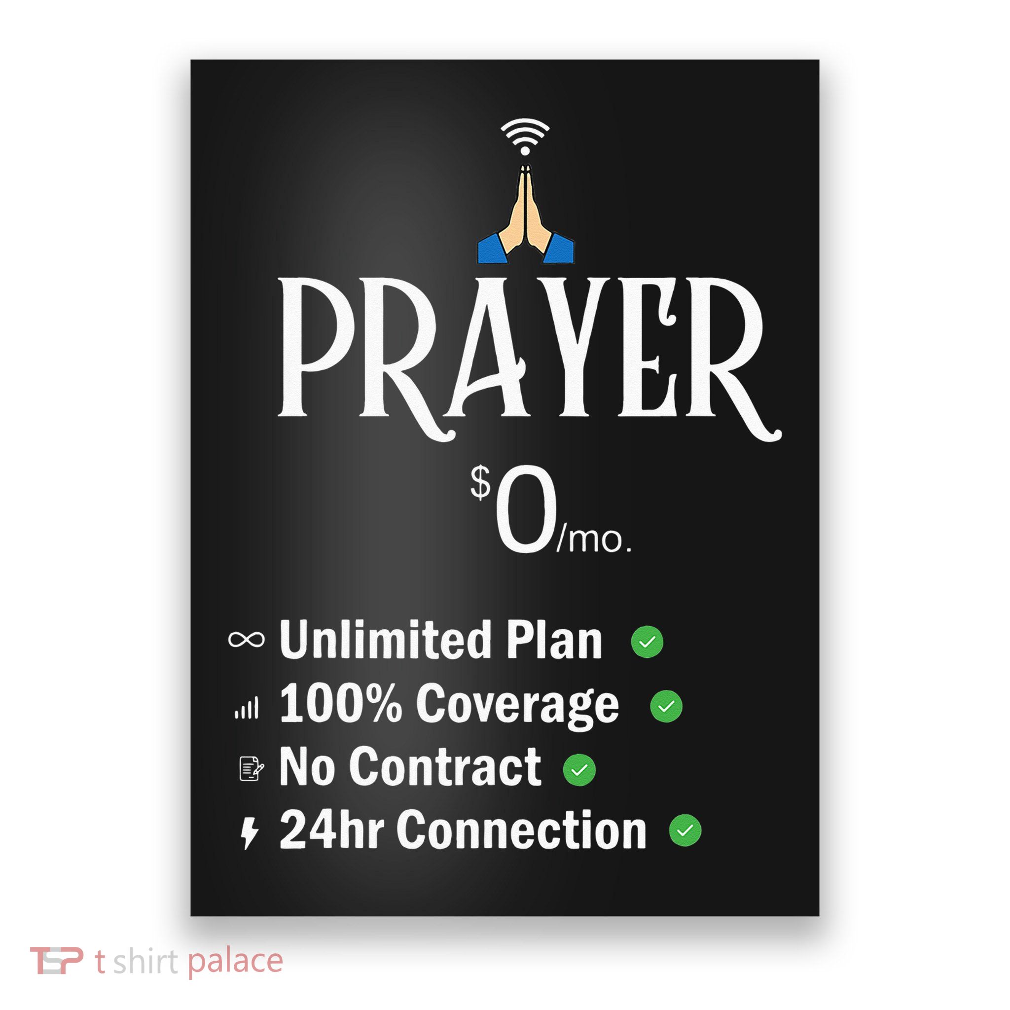retro Christian Catholic Prayer About Jesus Poster