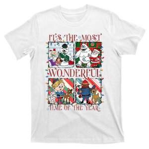 Retro Christmas Cartoon Ru Dolph The Red Retro Nosed Reindeer T-Shirt