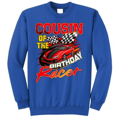 Race Car Cousin Of The Birthday Racer Racing Family Party Sweatshirt