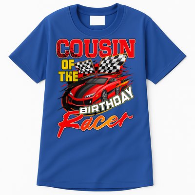 Race Car Cousin Of The Birthday Racer Racing Family Party Tall T-Shirt