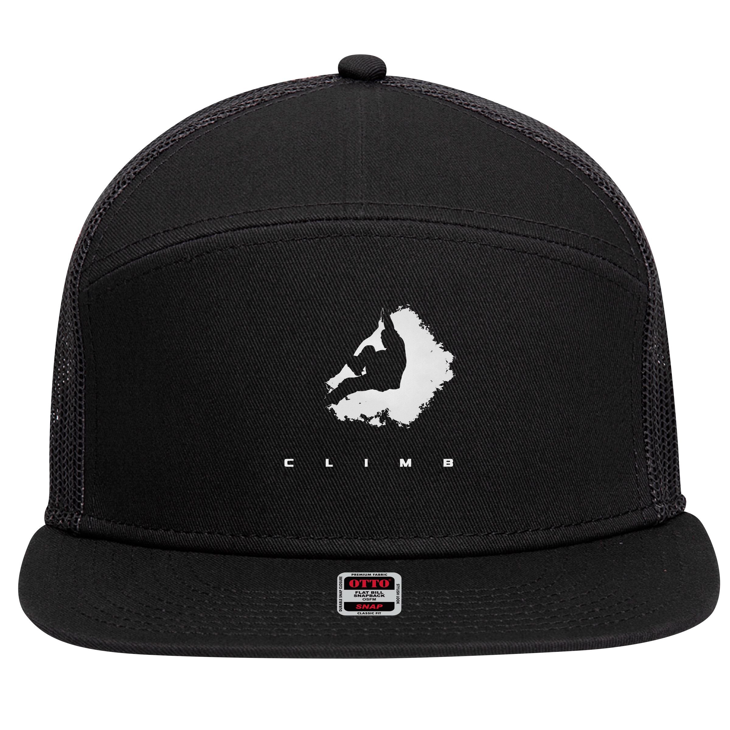 Rock Climbing Clothing Rock Climbing 7 Panel Mesh Trucker Snapback Hat