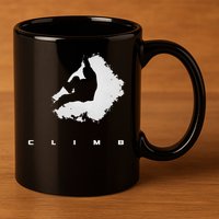 Rock Climbing Clothing Rock Climbing 11oz C Handle Ceramic Mug