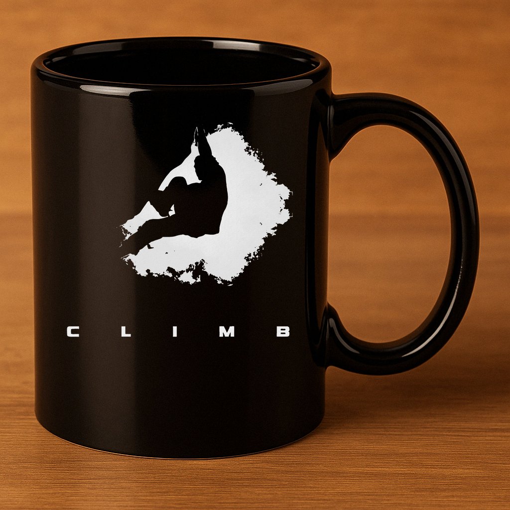 Rock Climbing Clothing Rock Climbing 11oz C Handle Ceramic Mug