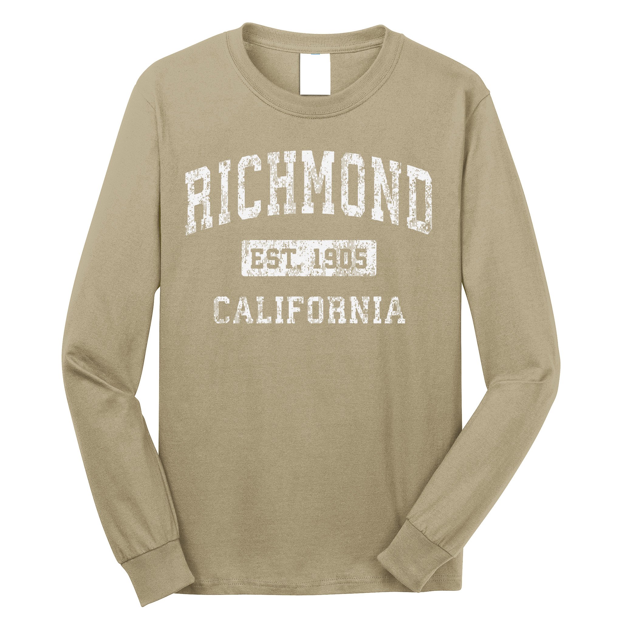 Richmond California Ca Vintage Established Long Sleeve Shirt