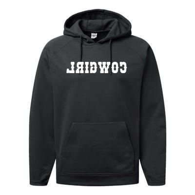 REVERSE Cowgirl Classic Logo Performance Fleece Hoodie