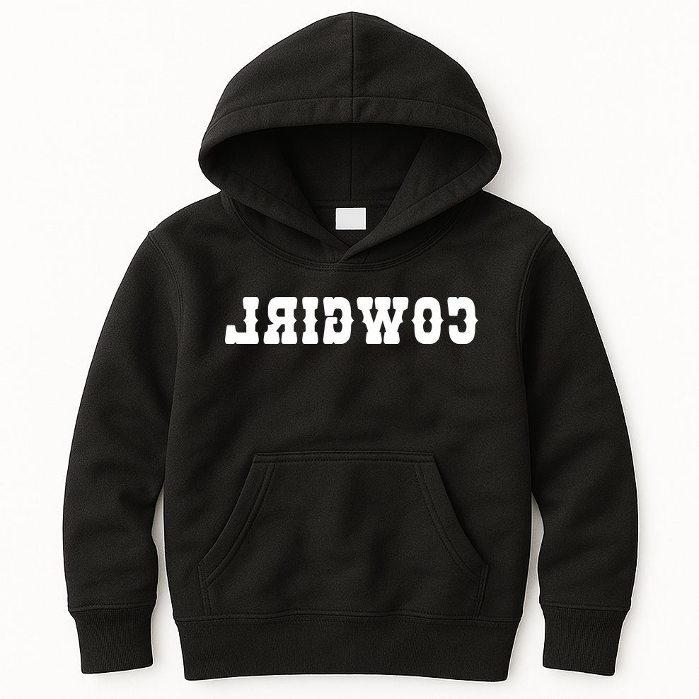 REVERSE Cowgirl Classic Logo Kids Hoodie