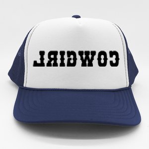 REVERSE Cowgirl Classic Logo Trucker Hat